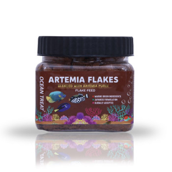 Ocean Treat Artemia Flakes Fish Food - 50g