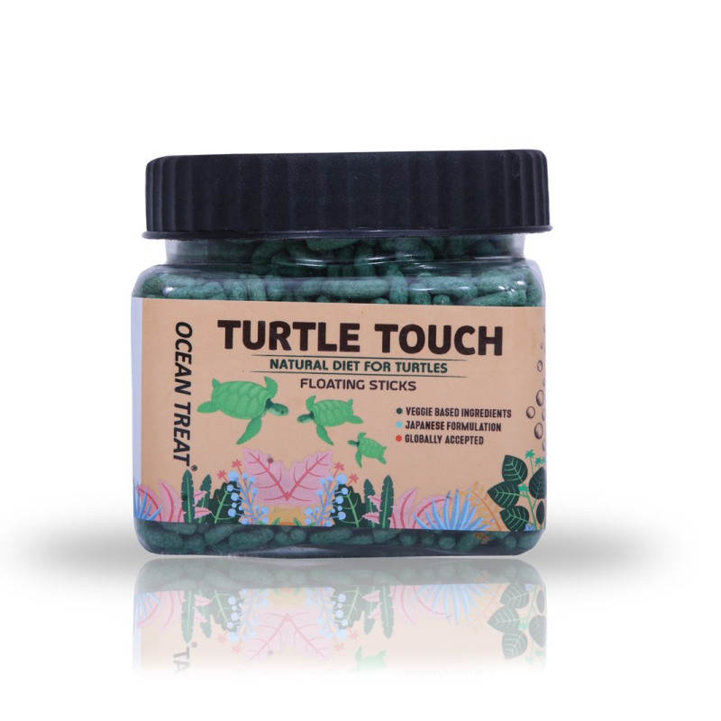 Ocean Treat Turtle Touch Fish Food - 100g