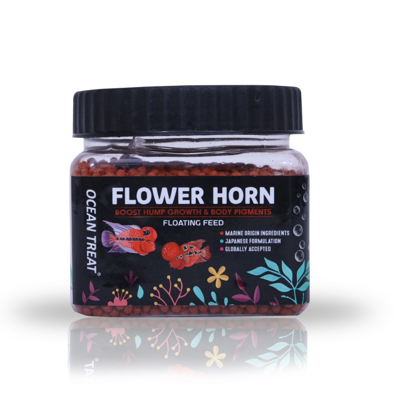 Ocean Treat Flowerhorn Fish Food - 100g