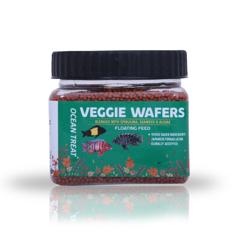 Ocean Free Veggie Wafers Fish Food - 100g