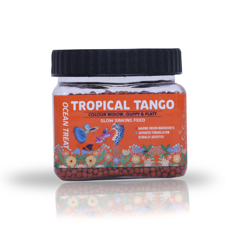 Ocean Treat Tropical Tango Fish Food - 100g