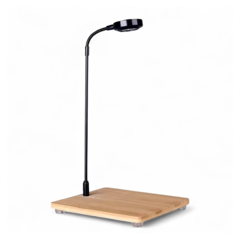 Wooden Table with Light 7W Aquarium Accessory with Light