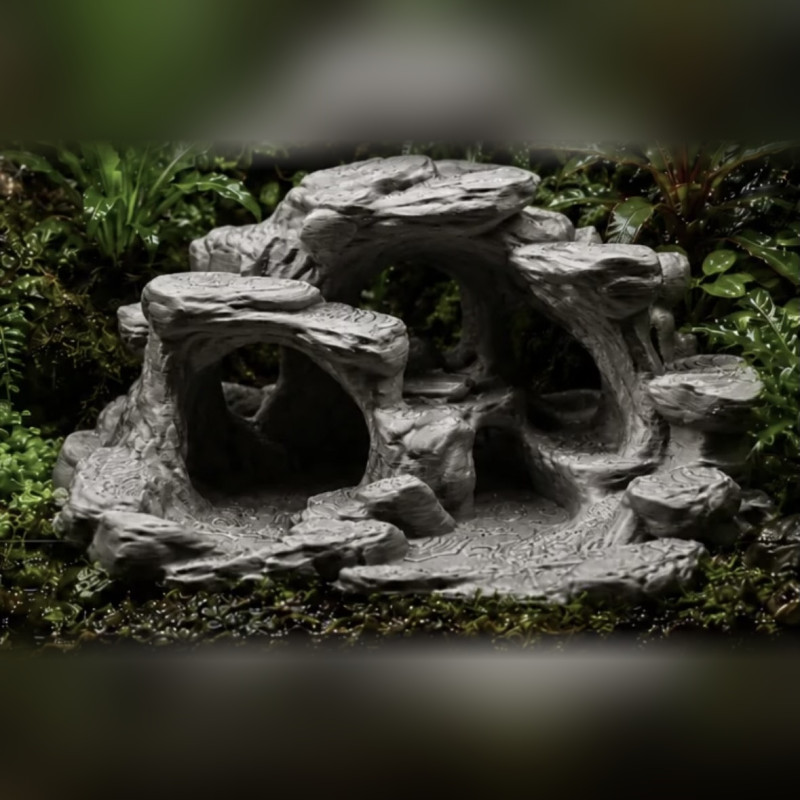 P05 – Tiered Rock Caverns - Aquarium & Terrarium Décor