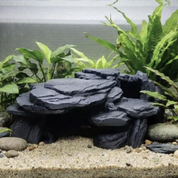 P08 – Slate Ledge Cave - Aquarium & Terrarium Décor