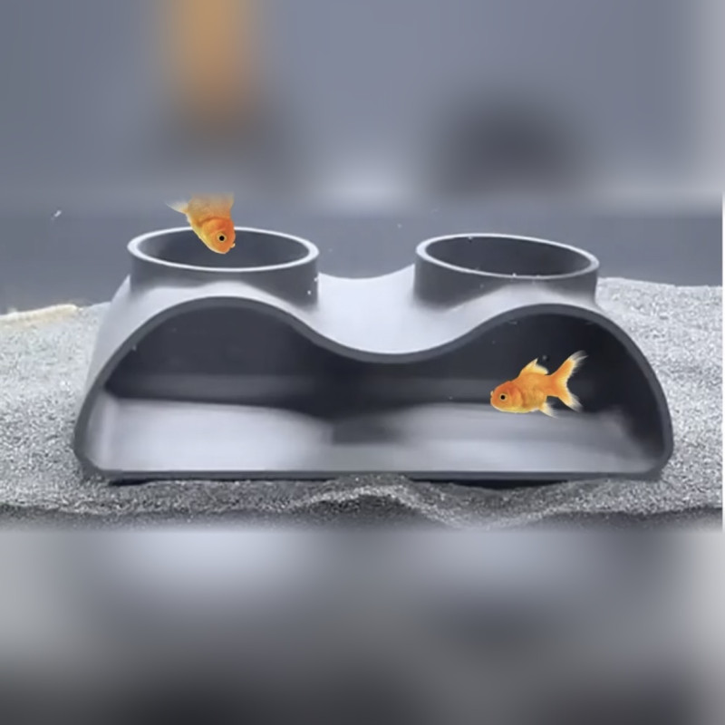 P12 – Twin Opening Cave - Aquarium & Terrarium Décor