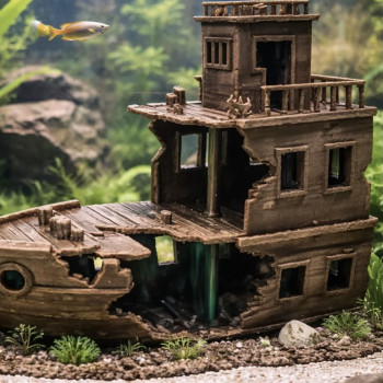 P16 – Sunken Ruins - Aquarium & Terrarium Décor