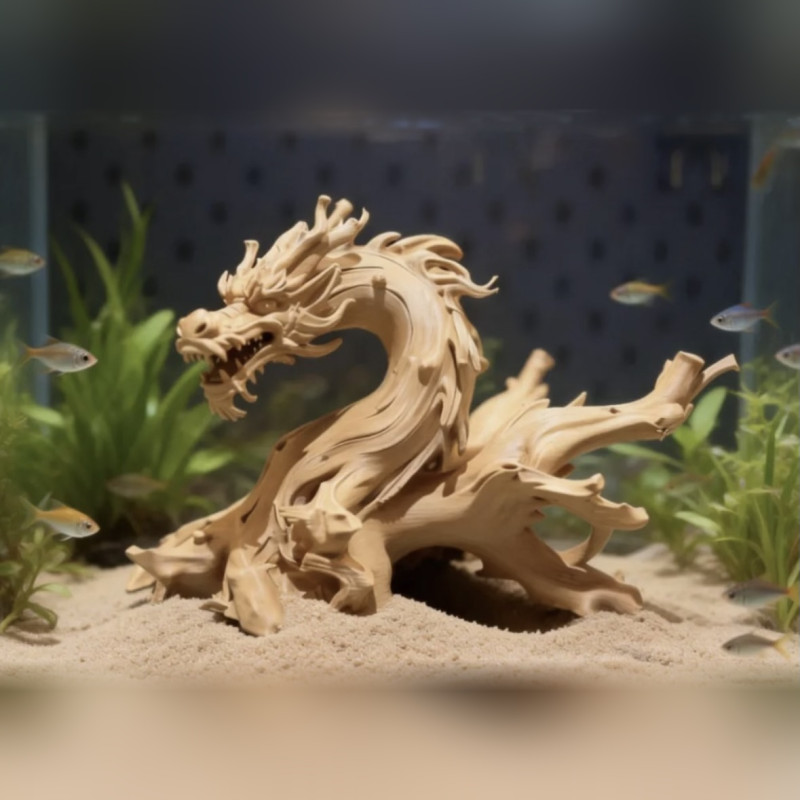 P17 – Dragon Sculpture - Aquarium & Terrarium Décor